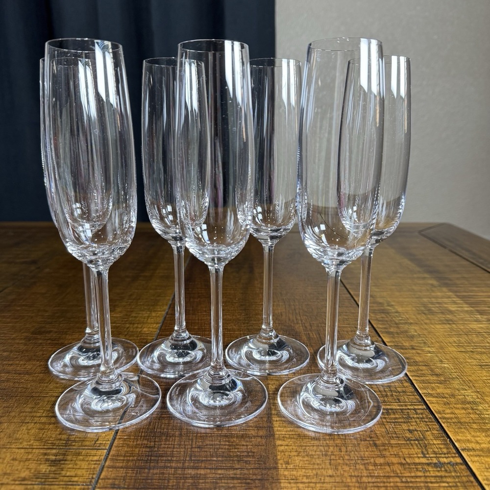 Waterford Marquis Vintage Champagne Flutes Set of 7 Entertaining Collection 9.25